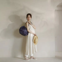 Pleated Recycled Bag | Diamond Sky | 15L